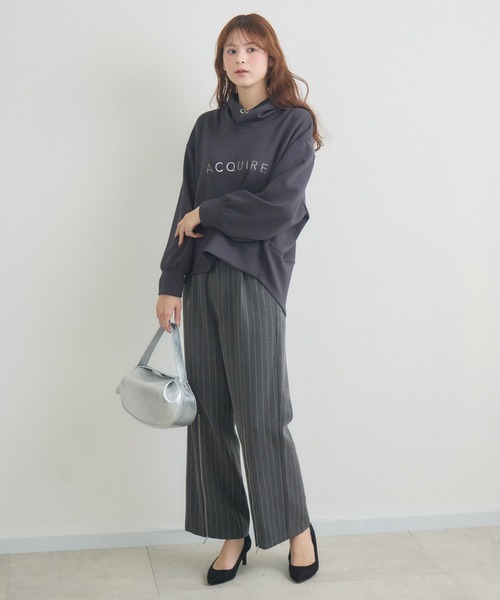 KATHARINE ROSS（キャサリンロス）の「【KATHARINE ROSS】シンプルロゴコクーンパーカー（パーカー・レディース・アイボリー/グレー/ネイビー/パープル・FREE）」の21枚目の写真