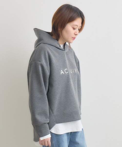 KATHARINE ROSS（キャサリンロス）の「【KATHARINE ROSS】シンプルロゴコクーンパーカー（パーカー・レディース・アイボリー/グレー/ネイビー/パープル・FREE）」の16枚目の写真