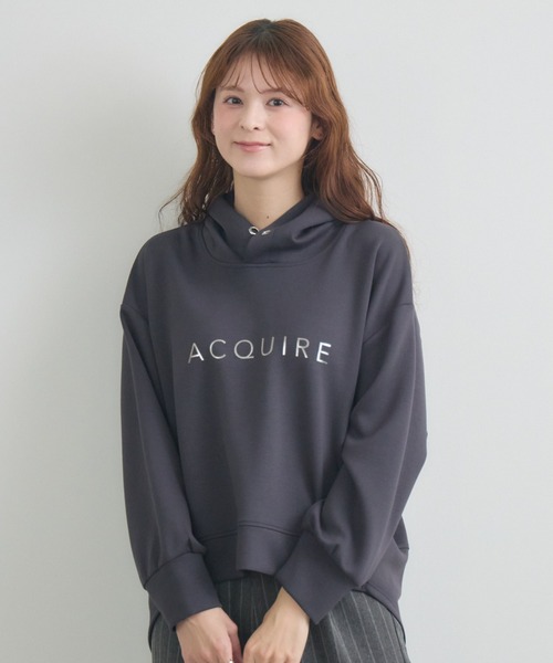 KATHARINE ROSS（キャサリンロス）の「【KATHARINE ROSS】シンプルロゴコクーンパーカー（パーカー・レディース・アイボリー/グレー/ネイビー/パープル・FREE）」の22枚目の写真