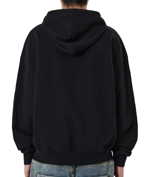 OY(オーワイ)の「『OY/オーワイ』A IDENTITY HOODIE ZIP UP/Aアイデンティティージップアップパーカー(パーカー・メンズ・ブラック/ネイビー・L/M)」の3枚目の写真