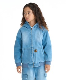 DC SHOES（ディーシーシューズ）の「DC SHOES キッズ 26 KD HOOD JACKET ストレッチデニム フーディジャケット アウター 【2026年春夏モデル】/ジップアップブルゾン（ブルゾン）」