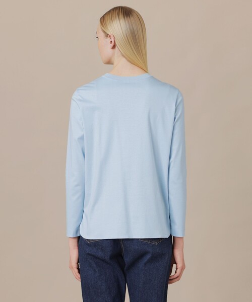 MACKINTOSH LONDON(マッキントッシュ ロンドン)の「コットンスムースロゴTシャツ(Tシャツ/カットソー・レディース・ブルー系その他2/オフホワイト/ベージュ・38/40)」の9枚目の写真
