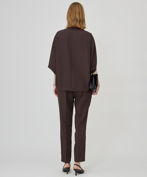 ICB(アイシービー)の「【新色追加・WEB限定カラーあり】FluidBackSatin ドロストパンツ(その他パンツ・レディース・ネイビー系/サックスブルー系/ブラック系/ブルー系/グレー系/ライトイエロー系/ダークグリーン系・48/46/44/42/40)」の15枚目の写真