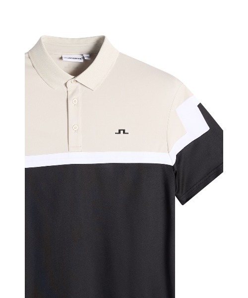 J.LINDEBERG（ジェイリンドバーグ）の「【J.LINDEBERG/GOLF】 半袖ポロシャツ パネル柄 Emil Polo（ポロシャツ・メンズ・ブラウン/ブラック/ブルー/ホワイト・46/44/48）」の13枚目の写真