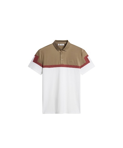 J.LINDEBERG（ジェイリンドバーグ）の「【J.LINDEBERG/GOLF】 半袖ポロシャツ パネル柄 Emil Polo（ポロシャツ・メンズ・ブラウン/ブラック/ブルー/ホワイト・46/44/48）」の10枚目の写真