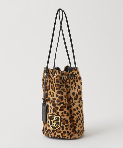 marco masi(マルコマージ)の「【MARCO MASI】ヘアレザーワッペン巾着(ショルダーバッグ・レディース・ホワイト/キャメル・FREE)」の18枚目の写真