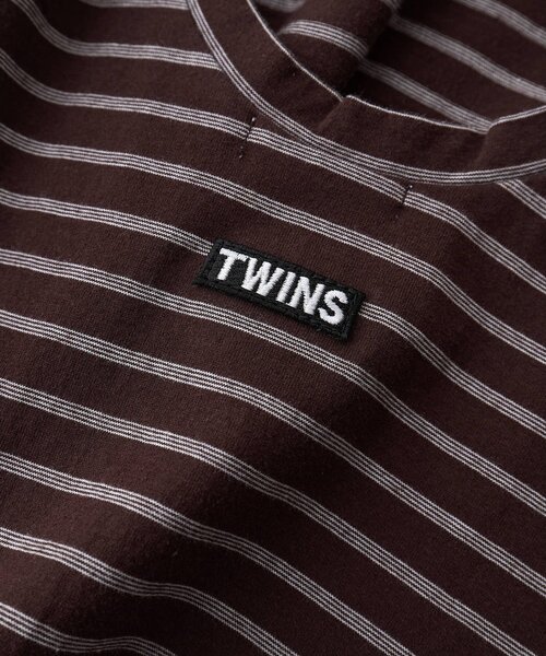 Whim Gazette（ウィムガゼット）の「【GEMINI】バックシャンボーダーカットソー（Tシャツ/カットソー・レディース・ベージュ/ブラウン・FREE）」の3枚目の写真