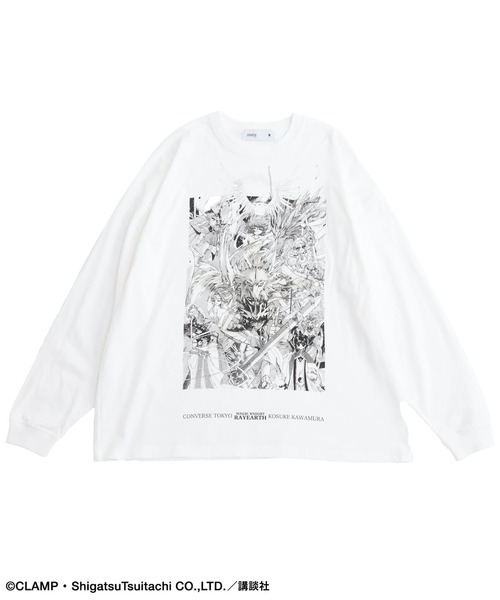 CONVERSE TOKYO(コンバーストウキョウ)の「【CLAMP】『魔法騎士レイアース』GRAPHIC LONGSLEEVE TEE(Tシャツ/カットソー・レディース・ホワイト・FREE)」の1枚目の写真