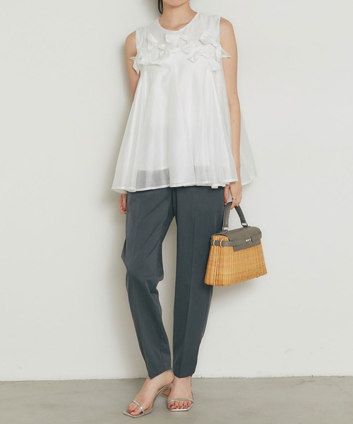 &. NOSTALGIA（アンドドットノスタルジア）の「【セットアップ対応】テーパードパンツ（その他パンツ・レディース・ブラック/グレー/ネイビー・M）」の11枚目の写真