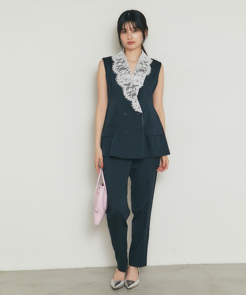 &. NOSTALGIA（アンドドットノスタルジア）の「【セットアップ対応】テーパードパンツ（その他パンツ・レディース・ブラック/グレー/ネイビー・M）」の12枚目の写真