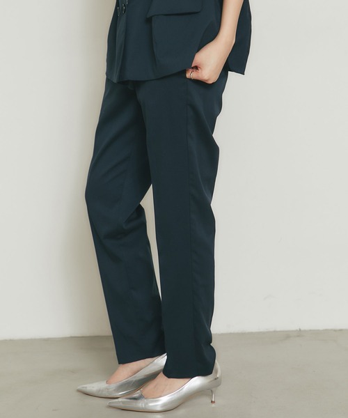 &. NOSTALGIA（アンドドットノスタルジア）の「【セットアップ対応】テーパードパンツ（その他パンツ・レディース・ブラック/グレー/ネイビー・M）」の13枚目の写真