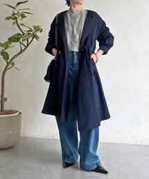 un dix cors | ノーカラードロストコート(その他アウター)