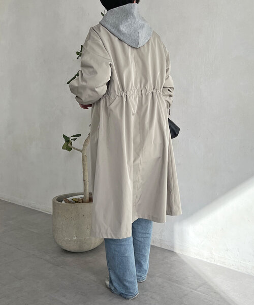 un dix cors（アンディコール）の「ノーカラードロストコート（その他アウター・レディース・カーキ/モカ/ネイビー・FREE）」の22枚目の写真
