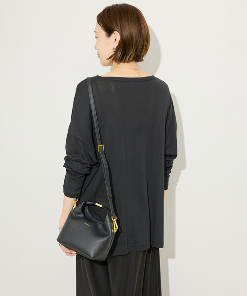 MILLER（ミラー）の「《追加2》miller/ミラー SLOBE別注 シアードルマンロンTEE（Tシャツ/カットソー・レディース・ピンク/ホワイト/ブラック/ネイビー・FREE）」の15枚目の写真