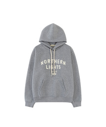 SITP5251 NORTHERN LIGHTS 起毛フードパーカー_メランジェグレー