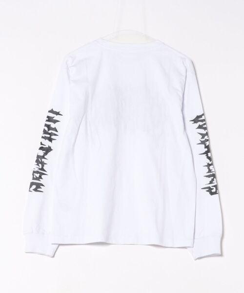 8(eight)(エイト)の「袖プリント ロゴロンT(Tシャツ/カットソー・メンズ・ブラック/ブラック系その他/ホワイト・LARGE/MEDIUM)」の4枚目の写真