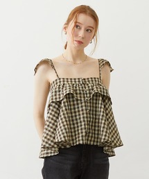 MILKFED. | PLAID CAMISOLE(キャミソール)