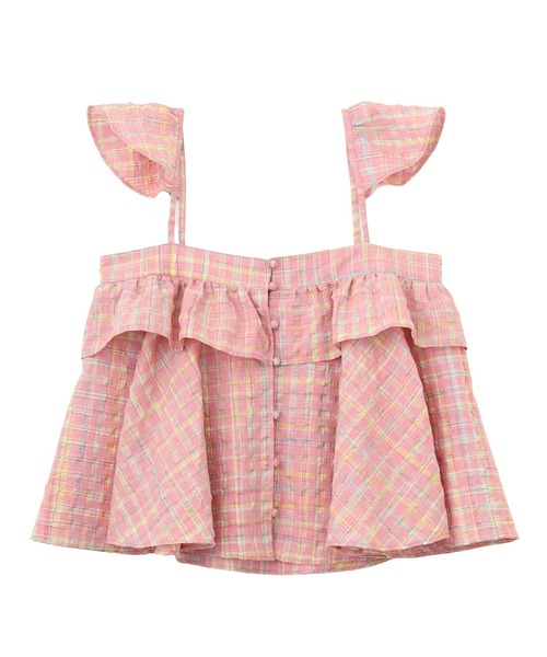 MILKFED.（ミルクフェド）の「PLAID CAMISOLE（キャミソール・レディース・ネイビー/ブラウン/ピンク・ONE SIZE）」の16枚目の写真