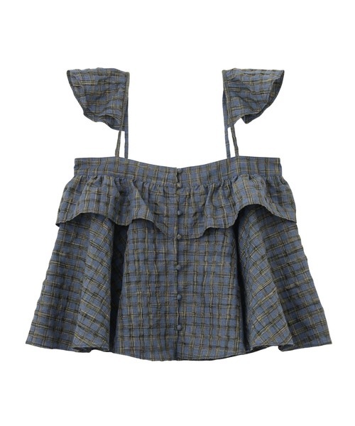 MILKFED.（ミルクフェド）の「PLAID CAMISOLE（キャミソール・レディース・ネイビー/ブラウン/ピンク・ONE SIZE）」の18枚目の写真