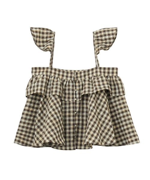MILKFED.（ミルクフェド）の「PLAID CAMISOLE（キャミソール・レディース・ネイビー/ブラウン/ピンク・ONE SIZE）」の20枚目の写真
