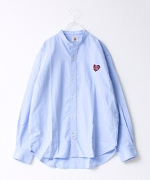 FREDY MAC（フレディーマック）の「【FREDYMAC/フレディマック】フロッキープリント バンドカラーシャツ（シャツ/ブラウス）」