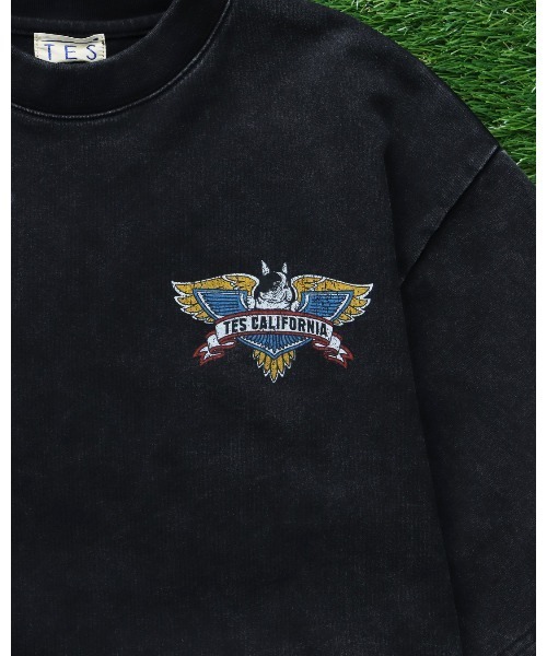 The Endless Summer(エンドレスサマー)の「TES VINTAGE BIKER T-SHIRT / ビッグシルエットTシャツ(Tシャツ/カットソー・メンズ・ネイビー/ブラック/ホワイト・X-LARGE/LARGE/MEDIUM/SMALL)」の7枚目の写真