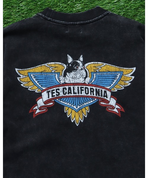The Endless Summer(エンドレスサマー)の「TES VINTAGE BIKER T-SHIRT / ビッグシルエットTシャツ(Tシャツ/カットソー・メンズ・ネイビー/ブラック/ホワイト・X-LARGE/LARGE/MEDIUM/SMALL)」の9枚目の写真