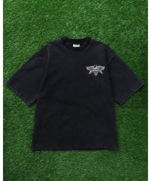The Endless Summer(エンドレスサマー)の「TES VINTAGE BIKER T-SHIRT / ビッグシルエットTシャツ(Tシャツ/カットソー・メンズ・ネイビー/ブラック/ホワイト・X-LARGE/LARGE/MEDIUM/SMALL)」の6枚目の写真