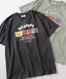 TOM&JERRY（トムアンドジェリー）の「【71】【TOM＆JERRY/トムとジェリー】クイックドライ フロント＆バックプリント クルーネックTシャツ/ワンポイント刺繍/ユニセックス/レディース/メンズ（Ｓ）（Tシャツ/カットソー）」