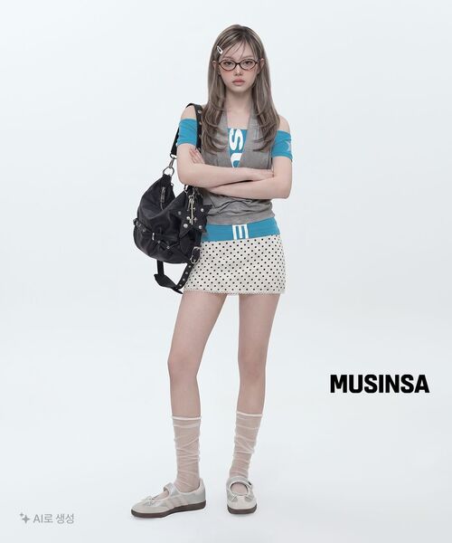 ROLAROLA(ロラロラ)の「DOT MINI SKIRT WHITE(スカート・レディース・ホワイト・MEDIUM/SMALL)」の8枚目の写真
