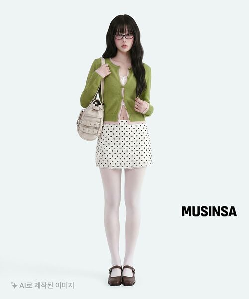 ROLAROLA(ロラロラ)の「DOT MINI SKIRT WHITE(スカート・レディース・ホワイト・MEDIUM/SMALL)」の2枚目の写真