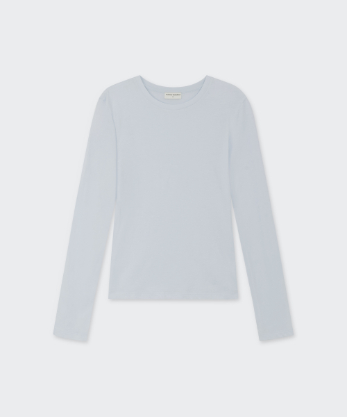 MUSINSA STANDARD WOMAN（ムシンサスタンダードウーマン）の「ウィメンズシアースリム長袖Tシャツ[ブルーグレー]（Tシャツ/カットソー・レディース・その他・LARGE/X-SMALL/SMALL/MEDIUM）」の6枚目の写真