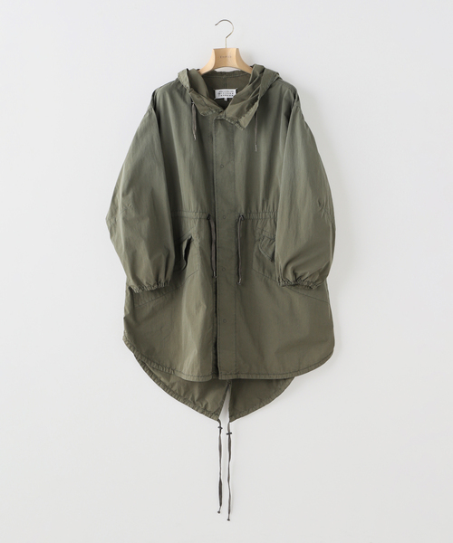 EDIFICE(エディフィス)の「MAISON MARGIELA(メゾン マルジェラ) C/Ny Faded Mods コート(ミリタリージャケット・メンズ・カーキ・38)」の1枚目の写真
