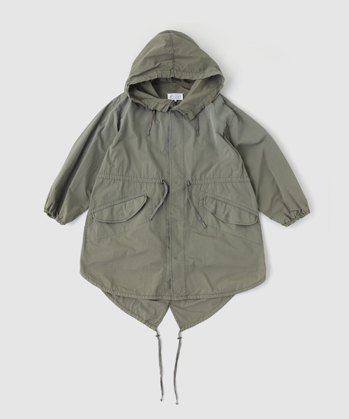 EDIFICE(エディフィス)の「MAISON MARGIELA(メゾン マルジェラ) C/Ny Faded Mods コート(ミリタリージャケット・メンズ・カーキ・38)」の2枚目の写真