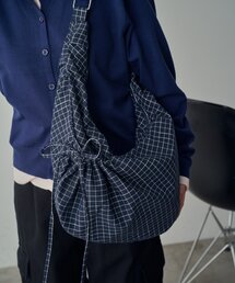 goocy（グーシー）の「チェックラウンドショルダーバッグ（ショルダーバッグ）」
