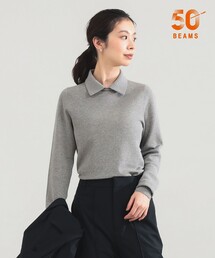 Demi-Luxe BEAMS | AK+1 / ポロカラー プルオーバー(ニット/セーター)