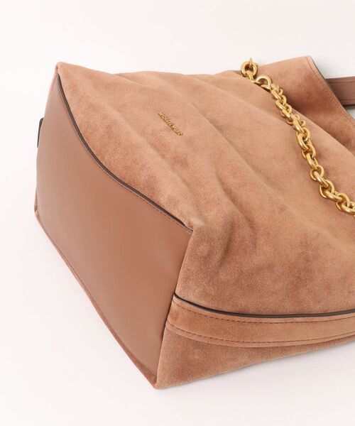 MICHAEL KORS(マイケルコース)の「NOLITA スエード チェーン バケットバッグ ショルダートート ラージ(ショルダーバッグ・レディース・ブラウン系・FREE)」の7枚目の写真