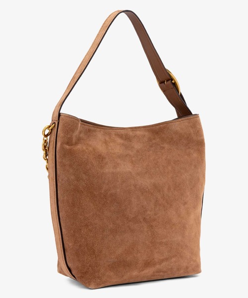 MICHAEL KORS(マイケルコース)の「NOLITA スエード チェーン バケットバッグ ショルダートート ラージ(ショルダーバッグ・レディース・ブラウン系・FREE)」の4枚目の写真