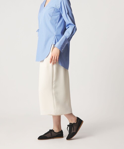 ODETTE E ODILE（オデットエオディール）の「シアーレースアップ スニーカー20（スニーカー・レディース・ナチュラル/ブラック・24.5cm/24cm/23.5cm/23cm/22.5cm）」の8枚目の写真