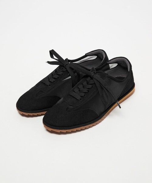 ODETTE E ODILE（オデットエオディール）の「シアーレースアップ スニーカー20（スニーカー・レディース・ナチュラル/ブラック・24.5cm/24cm/23.5cm/23cm/22.5cm）」の12枚目の写真