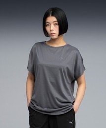 PUMA プーマ ウィメンズ トレーニング TAD ミッドサイズ ロゴ 半袖 Tシャツ
