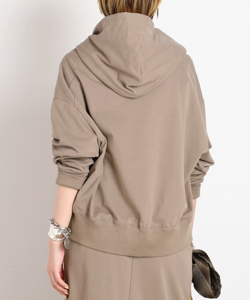 AP STUDIO（エーピーストゥディオ）の「アンシェント ショートパーカー（パーカー・レディース・スミクロ/ウッド・FREE）」の4枚目の写真