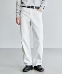 BRANDED（ブランデッド）の「1785 ライトグレー ジーンズ [ワイドストレート]（デニムパンツ）」