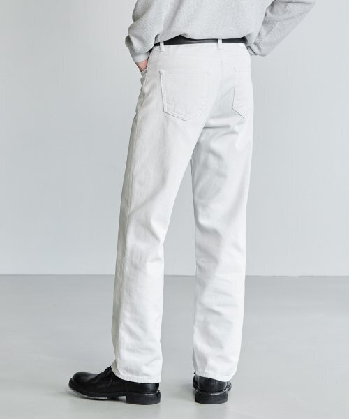 BRANDED（ブランデッド）の「1785 ライトグレー ジーンズ [ワイドストレート]（デニムパンツ・レディース・その他・26/28/30/32/34）」の3枚目の写真
