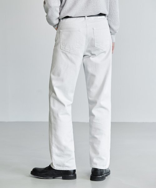 BRANDED（ブランデッド）の「1785 ライトグレー ジーンズ [ワイドストレート]（デニムパンツ・レディース・その他・26/28/30/32/34）」の5枚目の写真