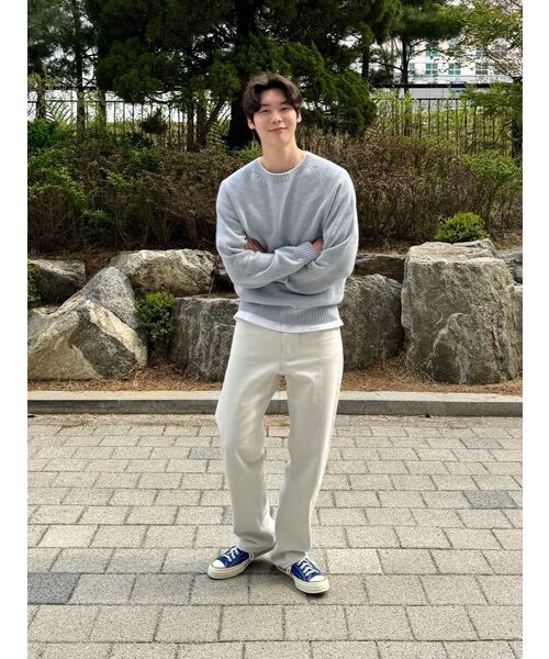 BRANDED（ブランデッド）の「1785 ライトグレー ジーンズ [ワイドストレート]（デニムパンツ・レディース・その他・26/28/30/32/34）」の17枚目の写真