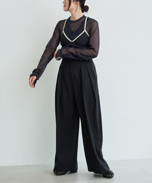 JUN MIKAMI(ジュンミカミ)の「JUN MIKAMI/ジュンミカミ パワーネット LS 別注カラー 26SS-20-S(Tシャツ/カットソー・レディース・ブラック系その他・FREE)」の9枚目の写真