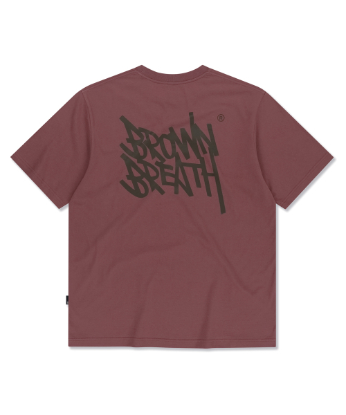 BROWNBREATH(ブラウンブレス)の「TAG TEE - BRICK RED(Tシャツ/カットソー・レディース・その他・SMALL/MEDIUM/LARGE/X-LARGE/2XL)」の1枚目の写真