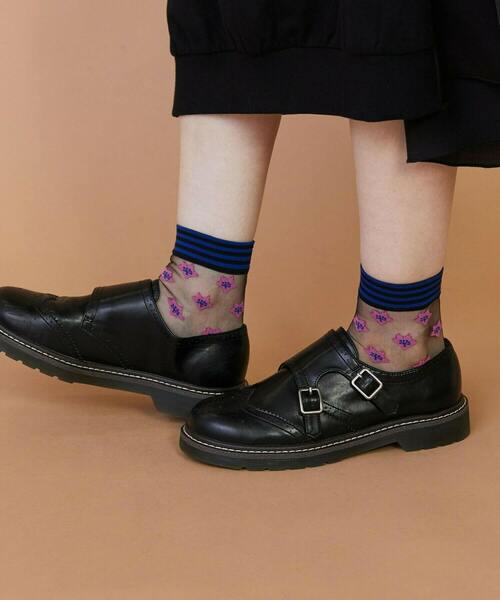 FRAPBOIS（フラボア）の「スルーサクラソックス（ソックス/靴下・レディース・ピンク/ネイビー/イエロー・FREE）」の8枚目の写真