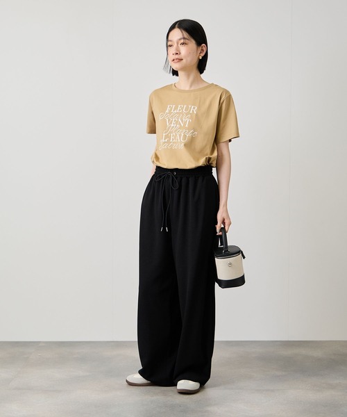 Mac-House(マックハウス)の「Idnes ジョーゼット カーブパンツ(その他パンツ・レディース・ブラック/グレイッシュベージュ/ベージュ・M/L)」の5枚目の写真